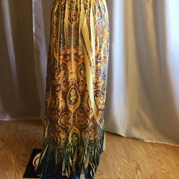 APT.9 sleeveless maxi dress in small paisley patrn - Picture 11 of 16